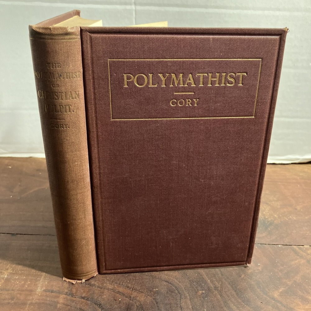 Vintage 1875 Polymathist Christian Pulpit N E Cory Sermon Essays Hardcover Relig